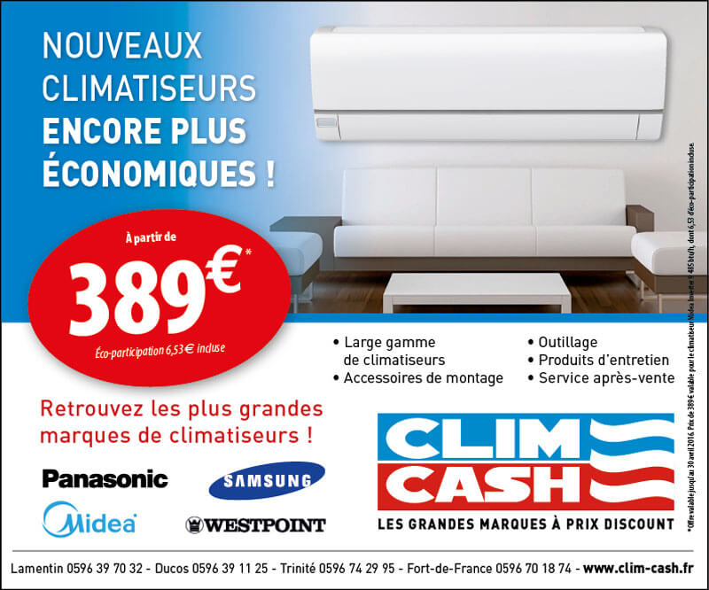 Cliquez sur l'image pour contacter Clim Cash Martinique